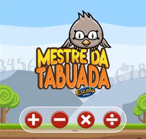 escola games mestre da tabuada,atividade para treinar tabuada